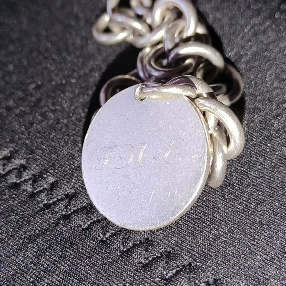 Tiffany and Co thick silver chunky chain bracelet - Picture 5 of 5